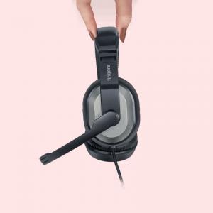 FINGERS F10 Wired On Ear Headphone with Mic ( Black ) 