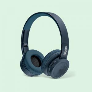 FINGERS Rock-N-Roll H2 Bluetooth Wireless On-Ear Headset with Mic (Multi-Function)
