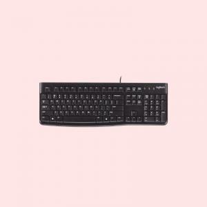 Logitech K120 Wired USB Keyboard (Black)