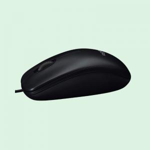 Logitech M90 Wired Optical Mouse  ( Black ) 